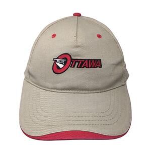 Ottawa Kalmar Strapback Hat Brown One Size Embroidered Cobra Outdoor